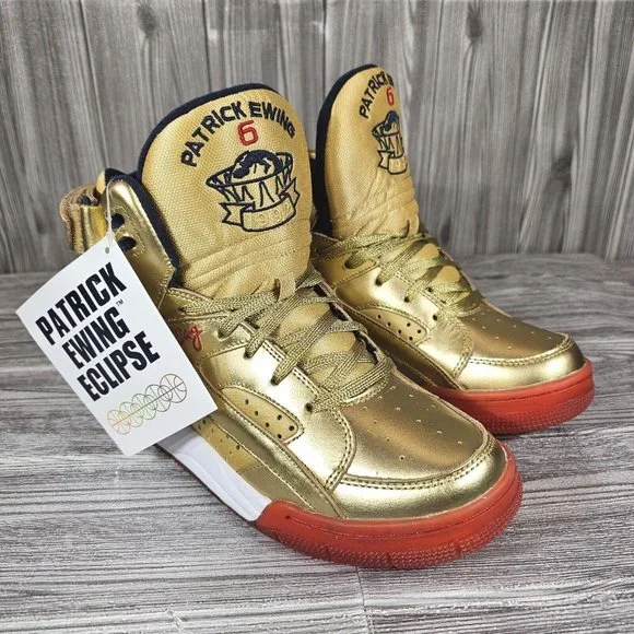 Patrick Ewing Gold Medal Eclipse Basketball Shoes-1EW90151-732